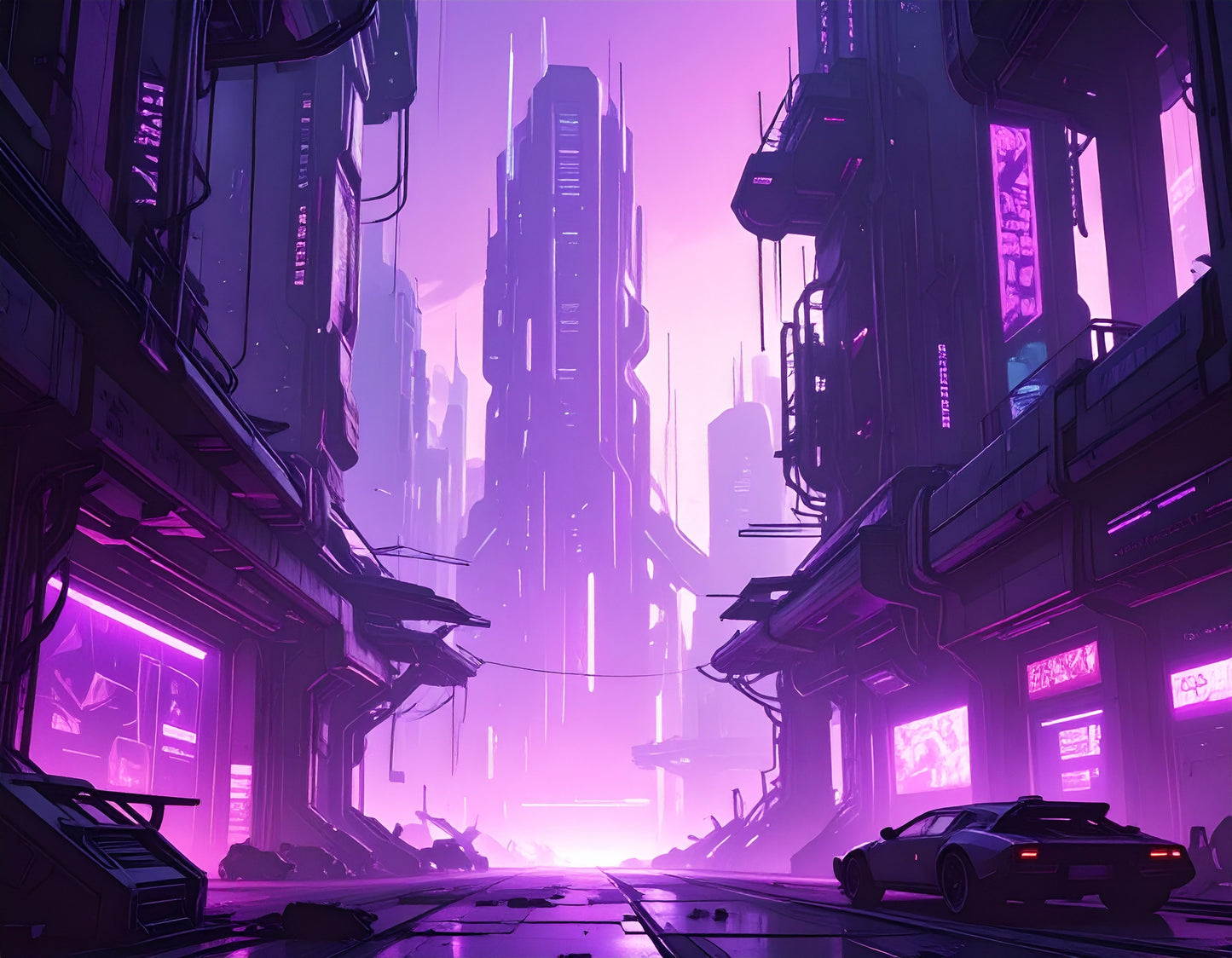 Purple Cyberpunk