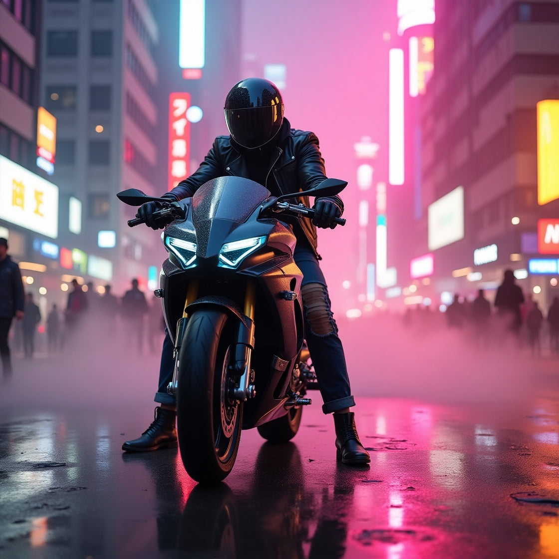 Motorcyclist Art