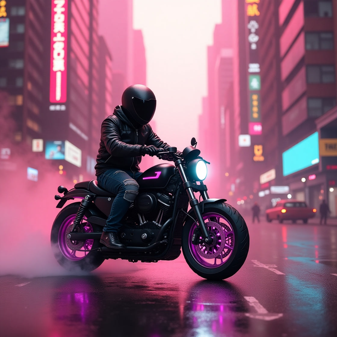 Motorcyclist Art