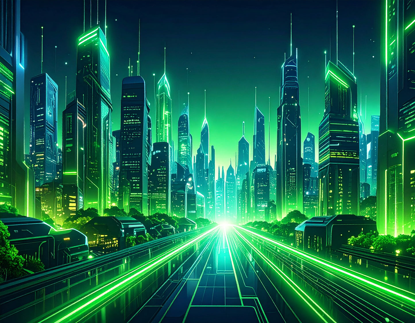 Green Cyberpunk