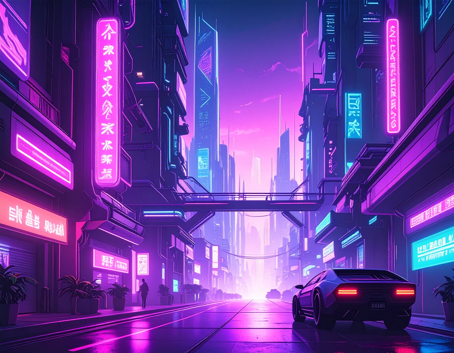 Purple Cyberpunk