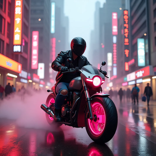 Motorcyclist Art