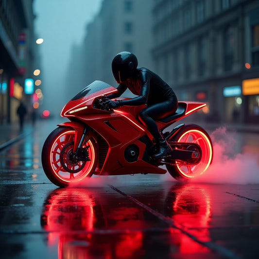 Tron inspired Red Light Cycle