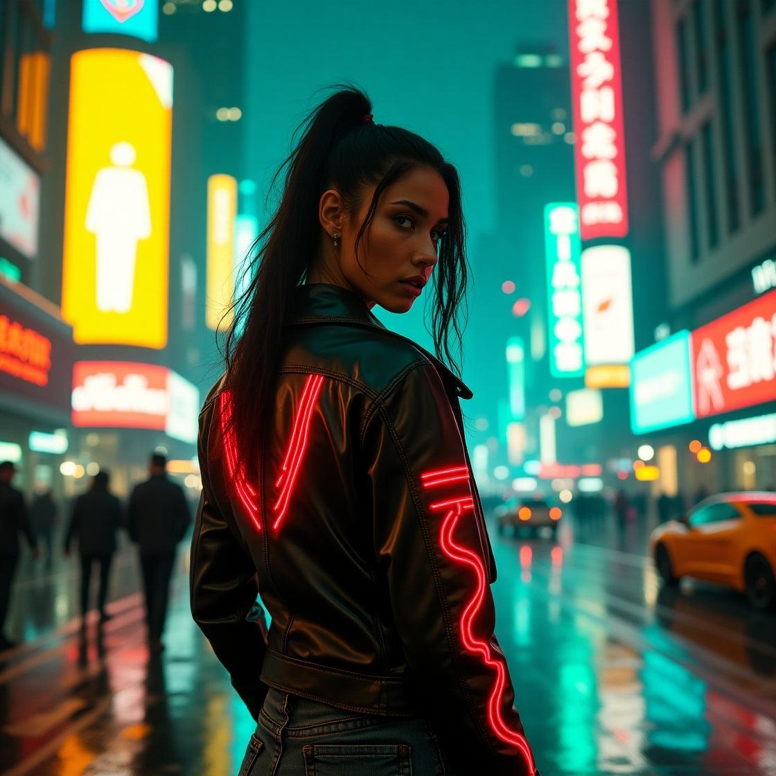 Cyberpunk Themed Woman