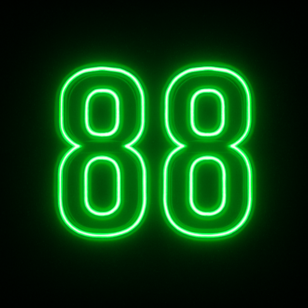 Neon Number Set V1