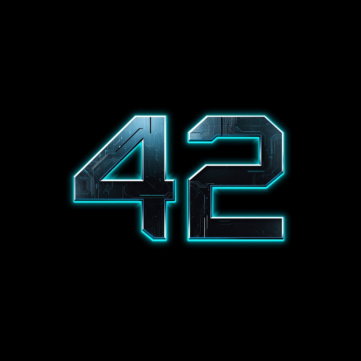 Neon Number Set V1